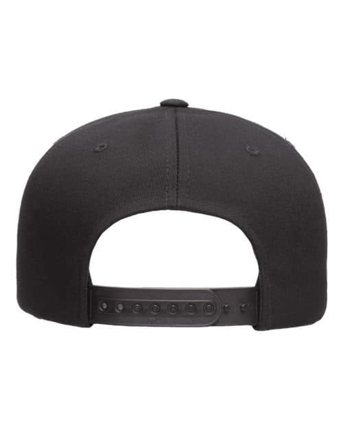YP Classics Five-Panel Cotton Twill Snapback Cap thumbnail 3