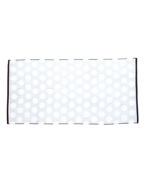 Carmel Towel Company Polka Dot Velour Beach Towel thumbnail 3