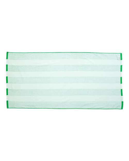Carmel Towel Company Cabana Stripe Velour Beach Towel thumbnail 3