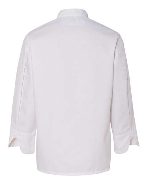 Chef Designs Eight Knot Button Chef Coat with Thermometer Pocket thumbnail 3