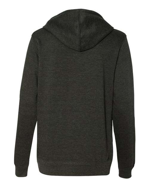 Independent Trading Co. Women's Junior Fit Heavenly Fleece Lightweight Hooded Sweatshirt thumbnail 3