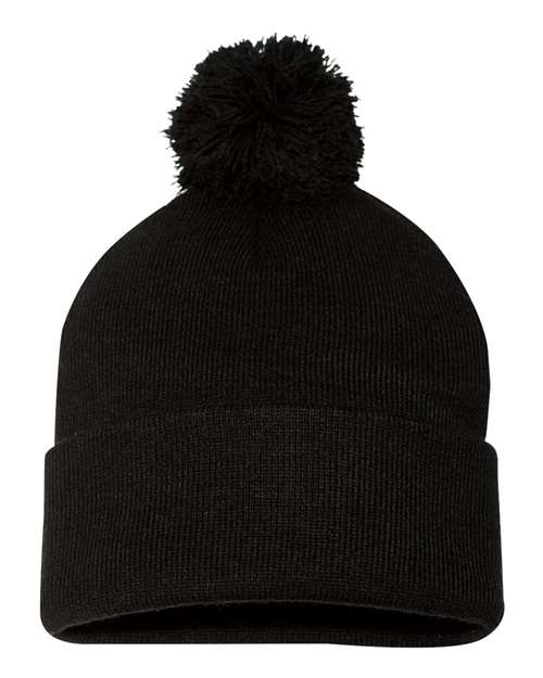 Sportsman 12" Pom-Pom Cuffed Beanie thumbnail 2