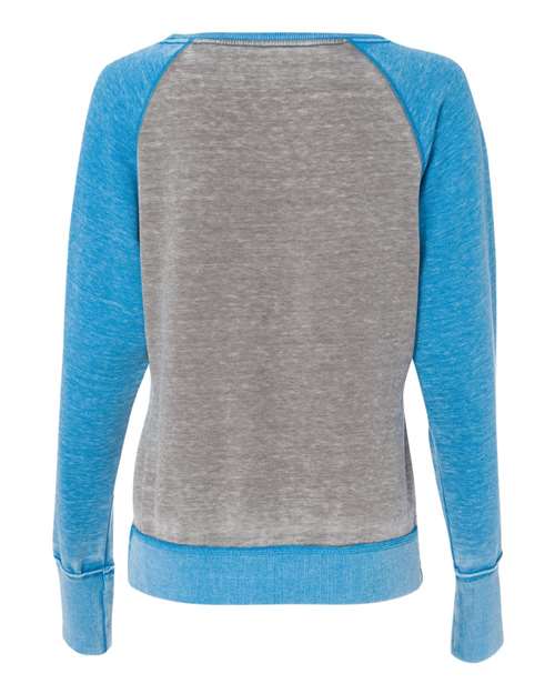 J. America Women’s Zen Fleece Raglan Sweatshirt thumbnail 3