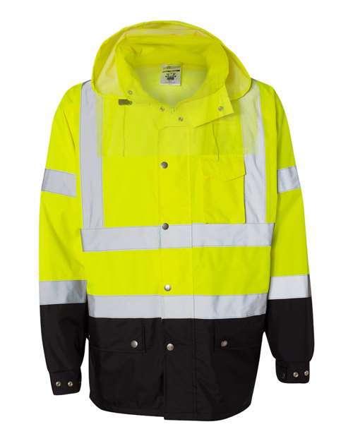 Kishigo Unisex Storm Cover Waterproof Rain Jacket thumbnail 2