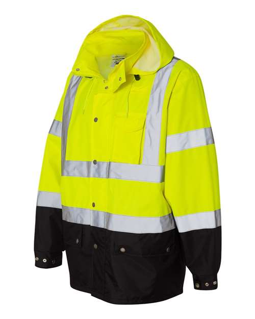 Kishigo Unisex Storm Cover Waterproof Rain Jacket thumbnail 4