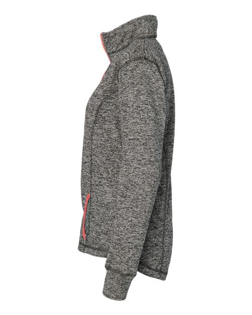 J. America Women's Cosmic Fleece Quarter-Zip Pullover thumbnail 6