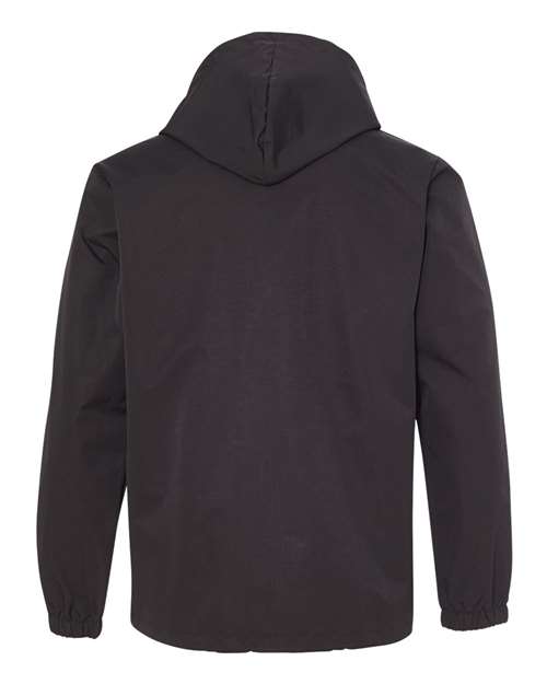 Independent Trading Co. Men's Water-Resistant Hooded Windbreaker thumbnail 4