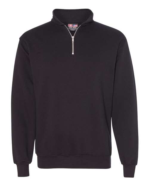 Bayside Unisex USA-Made Quarter-Zip Sweatshirt thumbnail 2
