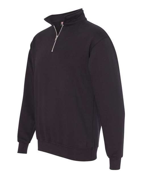 Bayside Unisex USA-Made Quarter-Zip Sweatshirt thumbnail 4