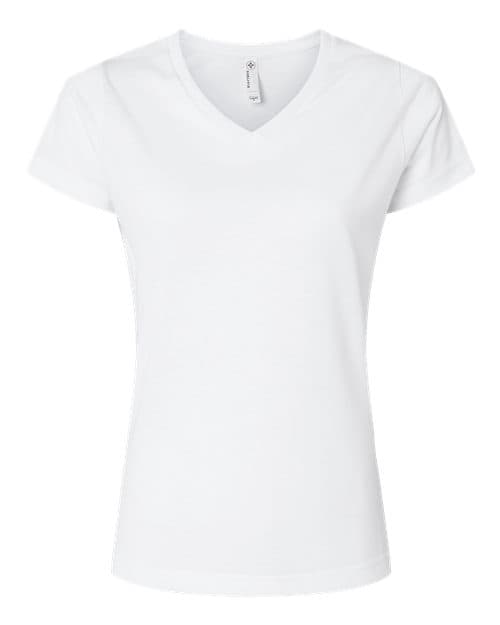 SubliVie Women's Polyester Sublimation V-Neck Tee thumbnail 2