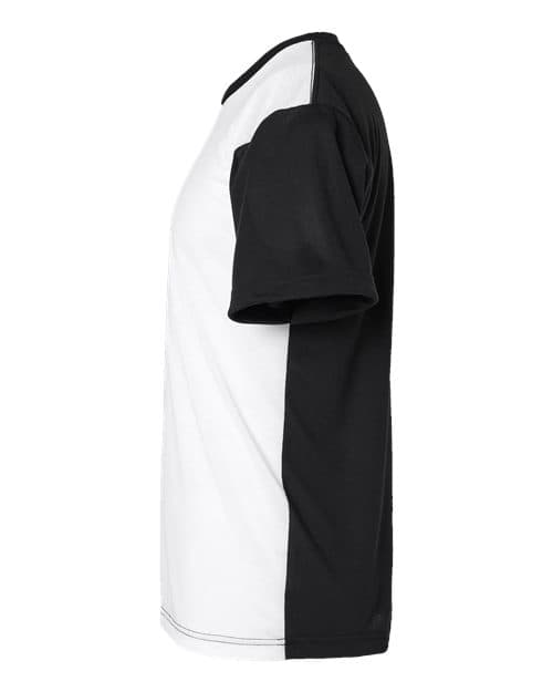 SubliVie Men's Blackout Polyester Sublimation Tee thumbnail 4