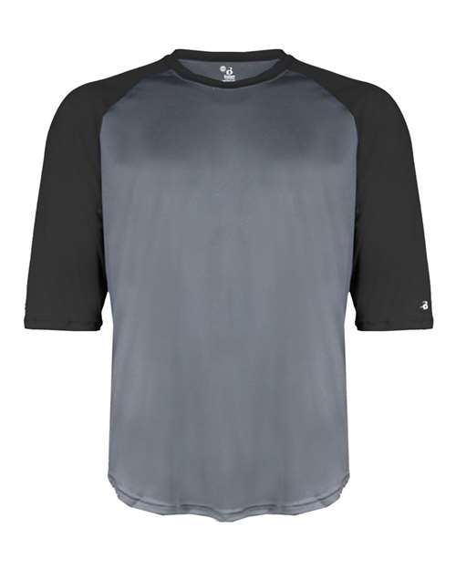 Badger Youth B-Core Three-Quarter Sleeve Baseball T-Shirt thumbnail 2