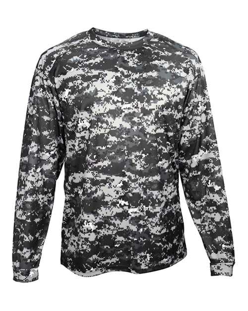 Badger Youth Digital Camo Long Sleeve T-Shirt thumbnail 2