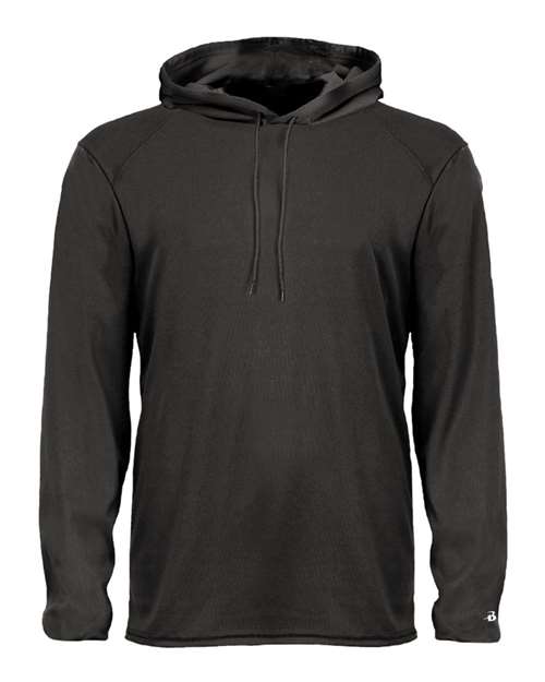 Badger Unisex B-Core Hooded Long Sleeve T-Shirt thumbnail 2