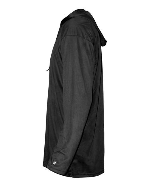 Badger Unisex B-Core Hooded Long Sleeve T-Shirt thumbnail 4