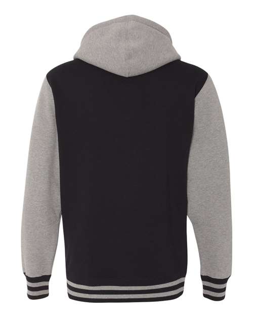 Independent Trading Co. Unisex Heavyweight Varsity Full-Zip Hooded Sweatshirt thumbnail 4