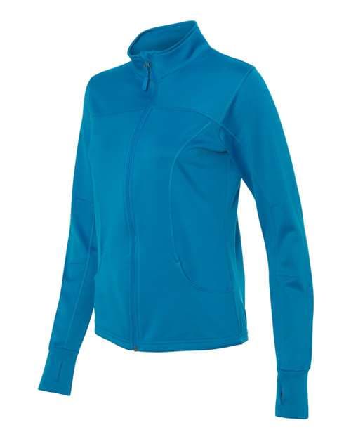 Independent Trading Co. Women's Poly-Tech Full-Zip Track Jacket thumbnail 4