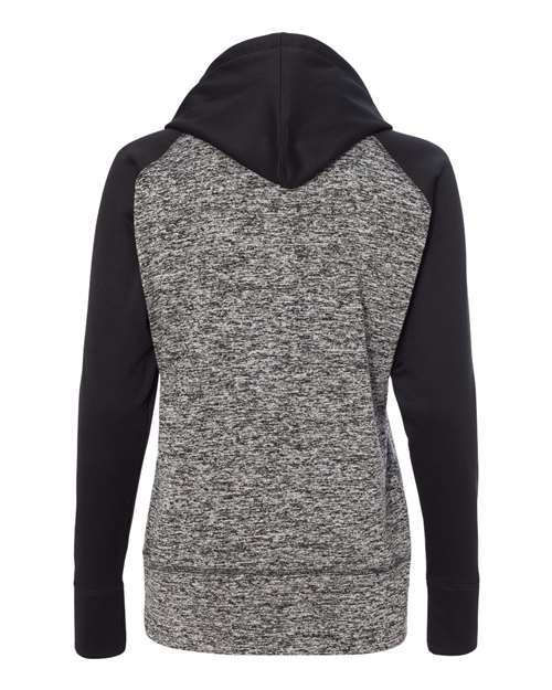 J. America Women’s Colorblocked Cosmic Fleece Hooded Sweatshirt thumbnail 4