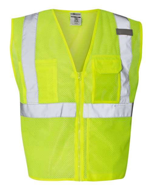 Kishigo Unisex Clear ID Vest with Zipper Closure thumbnail 2