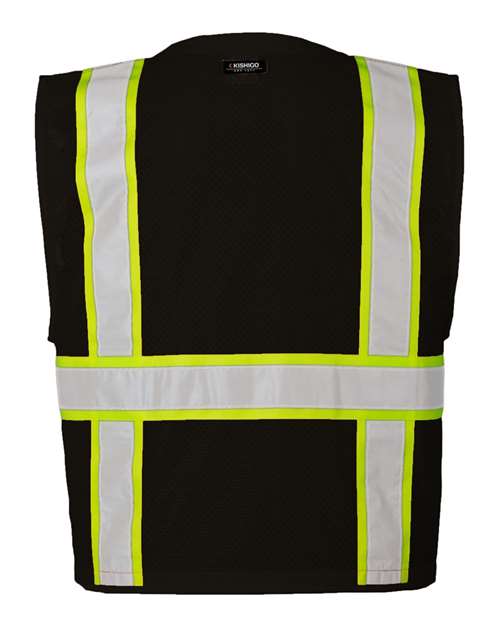 Kishigo Unisex EV Series® Enhanced Visibility Multi-Pocket Mesh Vest thumbnail 3