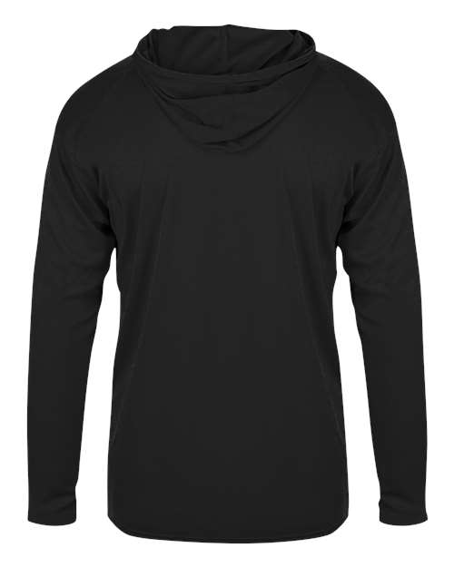 Badger Youth B-Core Long Sleeve Hooded T-Shirt thumbnail 3