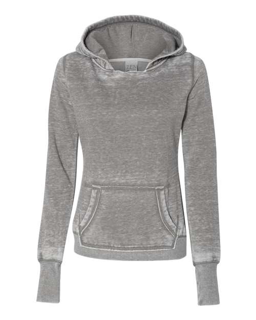J. America Women's Zen Fleece Hooded Sweatshirt thumbnail 3