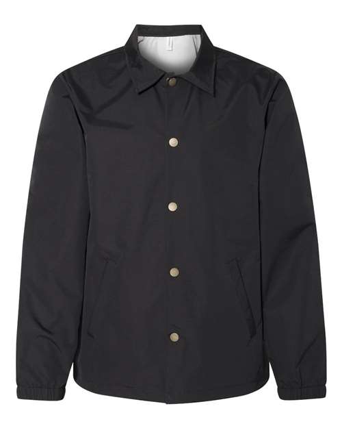 Independent Trading Co. Men's Water-Resistant Windbreaker Coach’s Jacket thumbnail 3