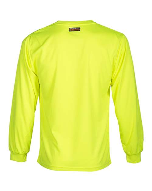 Kishigo Unisex Microfiber Polyester Long Sleeve T-Shirt thumbnail 3