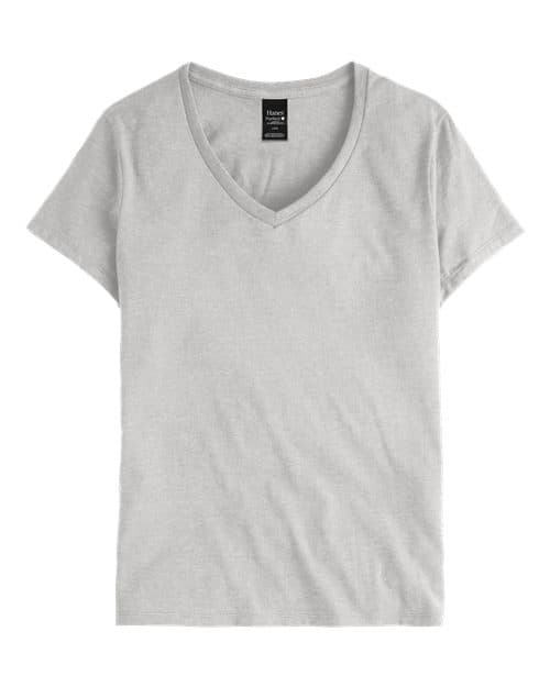 Hanes Women's Perfect-T V-Neck T-Shirt thumbnail 3