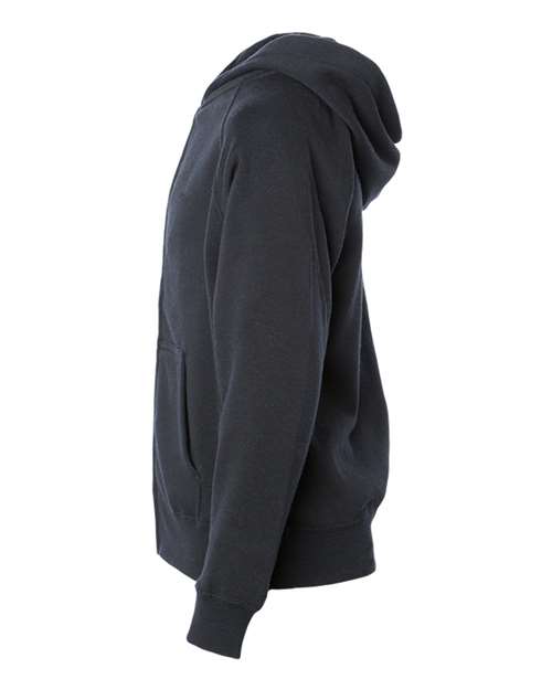 Independent Trading Co. Youth Lightweight Special Blend Raglan Zip Hood thumbnail 4