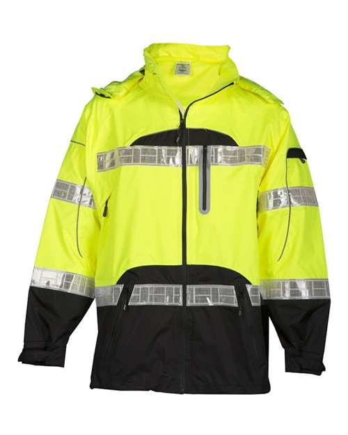 Kishigo Unisex Premium Black Series® Rainwear Jacket thumbnail 2