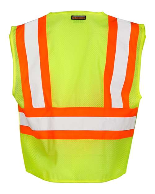 Kishigo Unisex Contrasting Mesh Breakaway Vest thumbnail 3