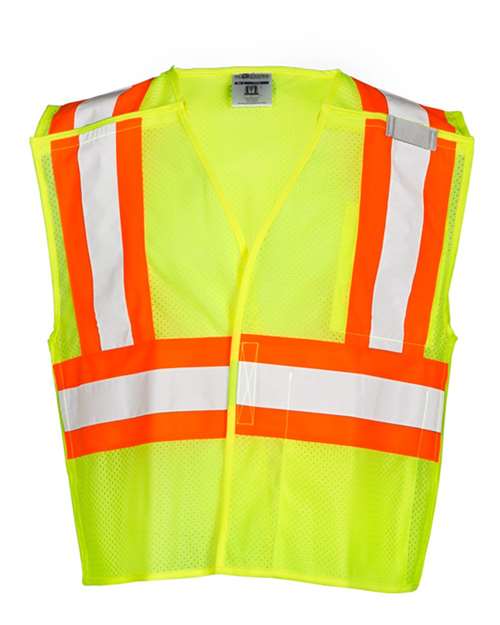 Kishigo Unisex Contrasting Mesh Breakaway Vest thumbnail 2