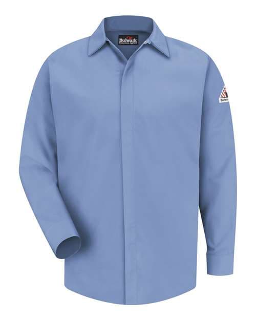 Bulwark Men's Tall Concealed-Gripper Pocketless Work Shirt thumbnail 2