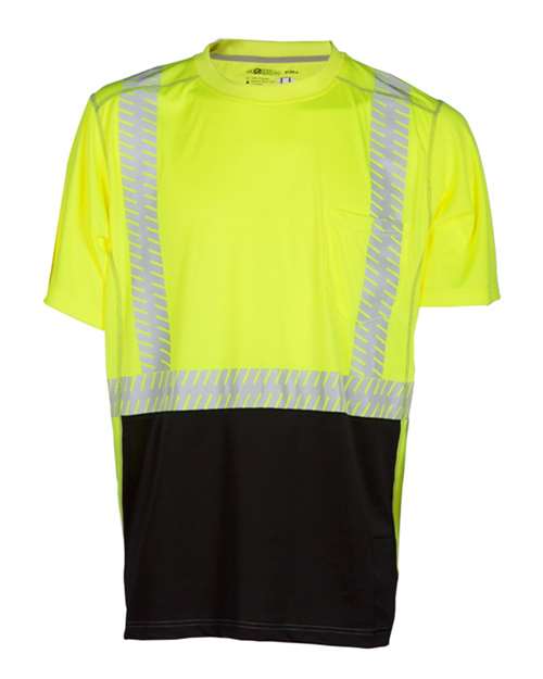 Kishigo Unisex Premium Brilliant Series® High Performance Class 2 T-Shirt thumbnail 2