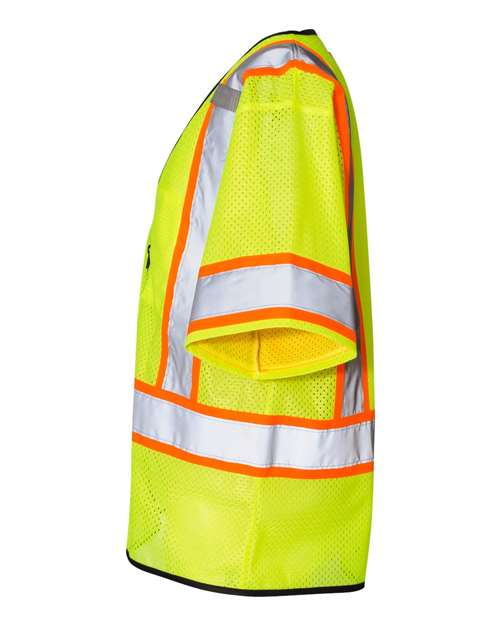 Kishigo Unisex Class 3 Mesh Zippered Vest thumbnail 6