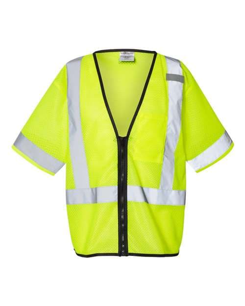 Kishigo Unisex Economy Single Pocket Zipper Vest thumbnail 2