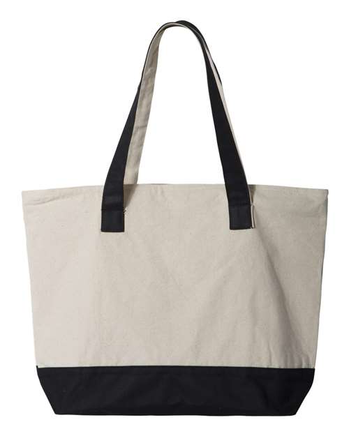 Q-Tees 19L Zippered Tote thumbnail 3