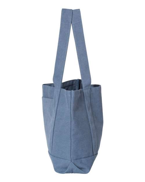Liberty Bags Seaside Cotton Pigment Dyed Resort Tote thumbnail 4