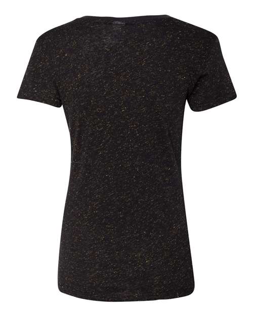 J. America Women’s Glitter V-Neck T-Shirt thumbnail 3