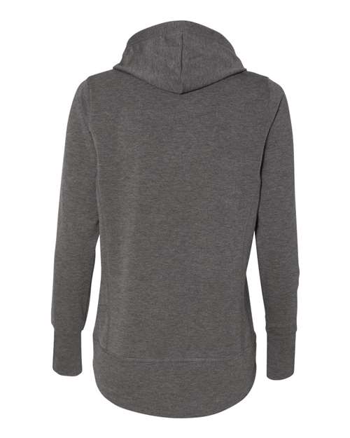 J. America Women’s Omega Stretch Snap-Placket Hooded Sweatshirt thumbnail 3
