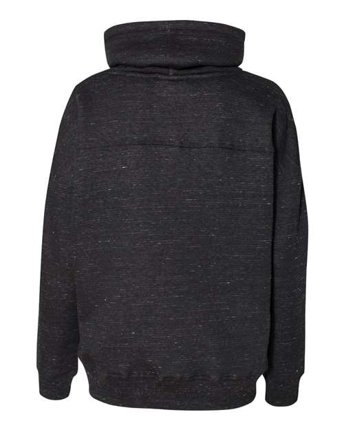 J. America Women’s Mélange Fleece Cowl Neck Sweatshirt thumbnail 4