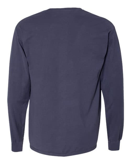 ComfortWash by Hanes Unisex Garment-Dyed Long Sleeve T-Shirt With a Pocket thumbnail 4