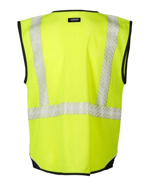 Kishigo Unisex Premium Black Series® FR Black Bottom Mesh Vest thumbnail 3