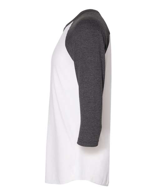 American Apparel Unisex 50/50 Raglan Three-Quarter Sleeve Tee thumbnail 4