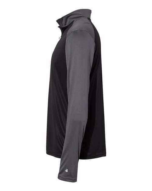 Badger Men's Ultimate SoftLock™ Sport Quarter-Zip Pullover thumbnail 4