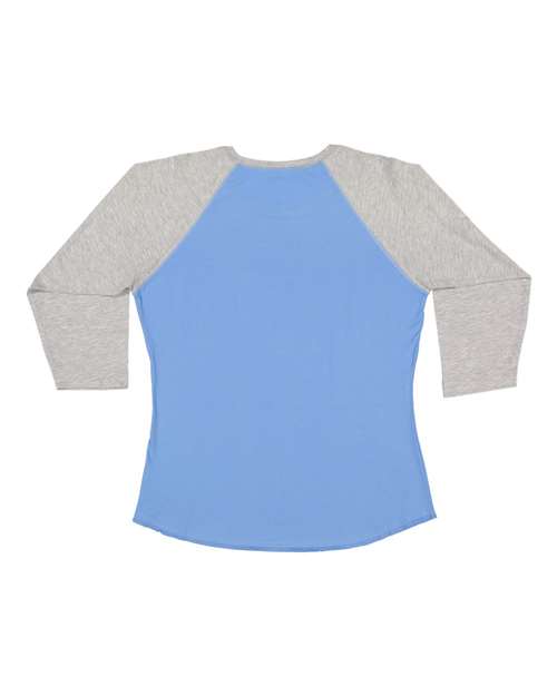 LAT Women's Baseball Fine Jersey Three-Quarter Sleeve Tee thumbnail 3