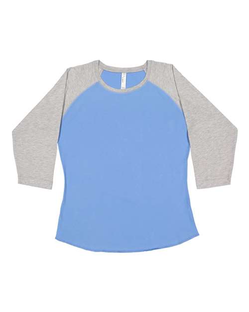LAT Women's Baseball Fine Jersey Three-Quarter Sleeve Tee thumbnail 2