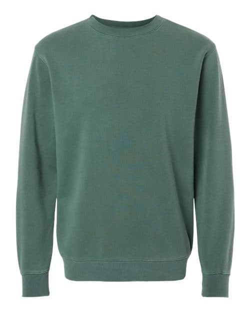 Independent Trading Co. Unisex Midweight Pigment-Dyed Crewneck Sweatshirt thumbnail 3