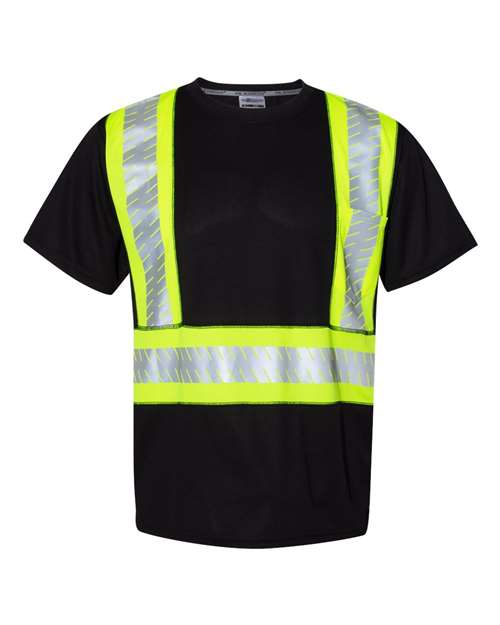Kishigo Unisex EV Series® Enhanced Visibility Contrast Pocket T-Shirt thumbnail 2